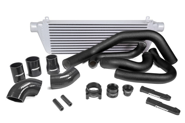 PERRIN 2022 + Subaru WRX Front Mount Intercooler Kit (Black Tubes & Silver Core)