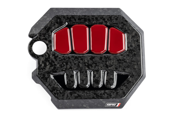 APR 2022 - 2026 Audi A3 / S3 / GTi / Golf R Engine Cover Gloss - Forged Carbon Fiber