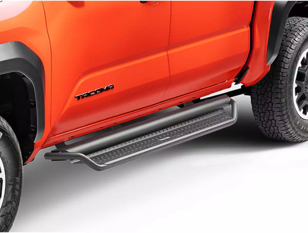 Go Rhino 2024+ Toyota Tacoma (Double Cab) Dominator Xtreme D1 SideSteps Complete Kit -Textured Black