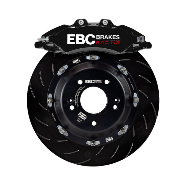 EBC Racing 1992 - 2005 BMW 3-Series E36/E46 Blue & Black & Yellow Apollo-6 Calipers 355mm Rotors Front Big Brake Kit