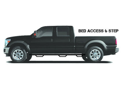 N-Fab Nerf Step 2019 - 2023 Chevy/GMC 1500 Double Cab 6.5ft Bed - Bed Access - Gloss Black