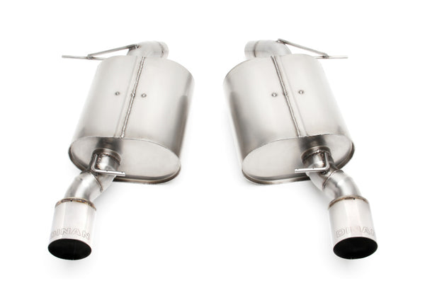 Dinan 2007 - 2011 BMW 335i/335xi (E90) Free Flow Axleback Exhaust System - Polished Tips