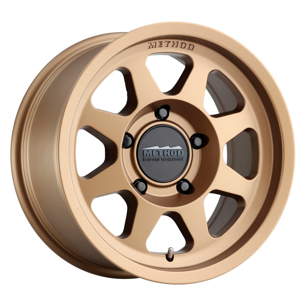 Method MR701 17x7.5 +30mm Offset 5x4.5 ( 5x114.3 ) 73mm CB Method Bronze Wheel