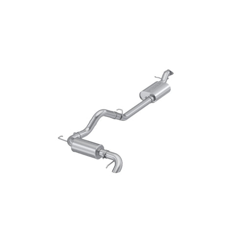 MBRP 2021 + Ford Bronco 2.3L/2.7L Stainless Steel 3in Cat-Back, Single High Clearance Rear Exit