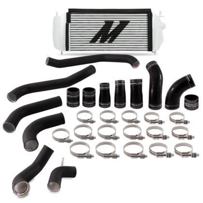 Mishimoto 2017 - 2021 Ford F150 3.5L EcoBoost Performance Intercooler Kit - Black Cooler Black Pipes / Silver Cooler Black Pipes