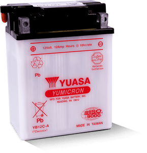 Yuasa YB12C-A Yumicron 12 Volt Battery