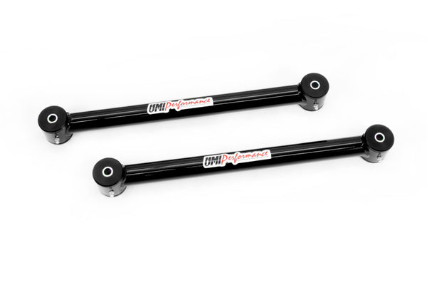 UMI Performance 82-02 GM F-Body Tubular Non-Adjustable Lower Control Arms - Red / Black