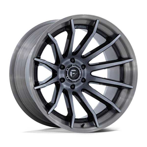 Fuel Offroad FC403 BURN Gloss Black Brushed Dark Tint 20x10 -18 5x127mm 71.5mm