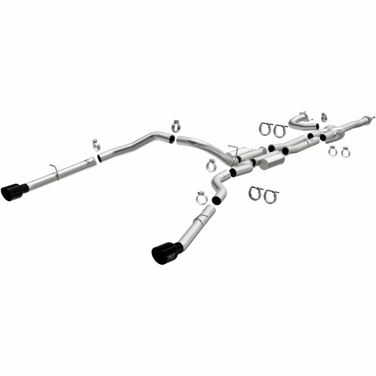 MagnaFlow 2021 - 2024 RAM 1500 TRX SPEQ Series Cat-Back Performance Exhaust System w/ Black Chrome Tips
