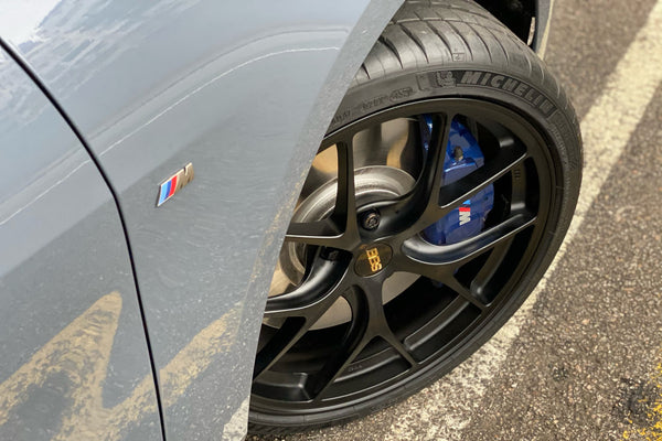BBS RI-D 20x9.5 5x112 ET10 82mm Matte Black Wheel 82mm PFS Ring/Clip Required