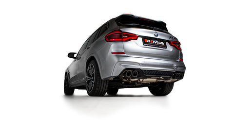 Remus BMW X3 M Competition F97 (S58B30A w/GPF) Axle Back Exhaust w/Chrome Tail Pipe Set