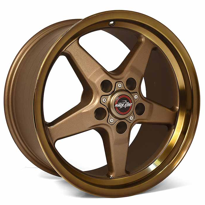 Race Star 92 Drag Star 17x4.50 5x4.50 bc 1.75bs Bronze Wheel