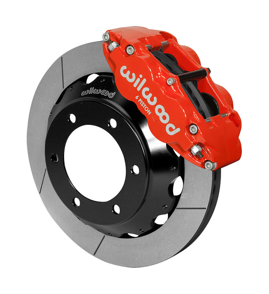 Wilwood Narrow Superlite Red 6R Front Big Brake Kit 12.88in Slotted Rotor w/ Lines 2005 - 2015 Toyota Tacoma