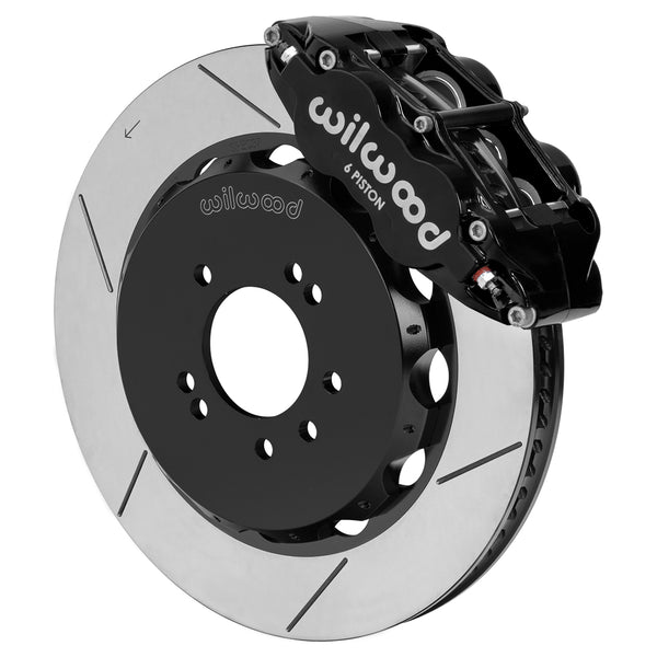 Wilwood 89-98 Nissan 240SX/89-94 Skyline/90-96 300ZX Superlite 6R Front BBK w/ 12.88in D/S Rotors - Black