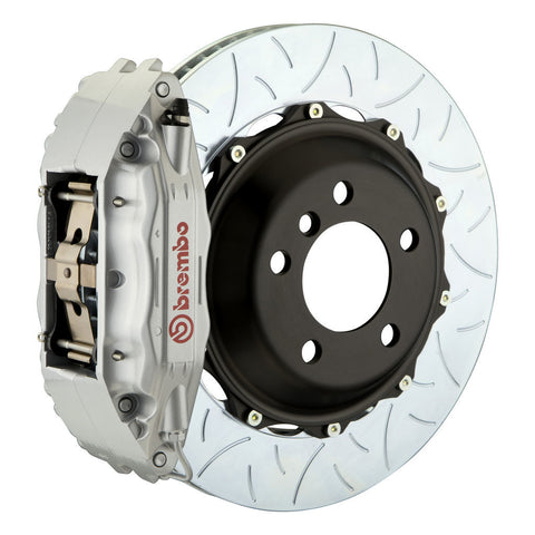 Brembo 2001 - 2006 M3 (E46) / 2006 - 2008 Z4M Front GT BBK 4 Piston Cast 2pc 355x32 2pc Rotor Slotted Type3-Silver