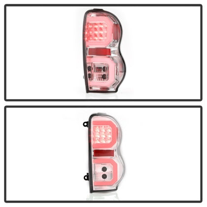 Spyder 2004 - 2009 Dodge Durango LED Tail Lights - Chrome ALT-YD-DDU04-LED-C