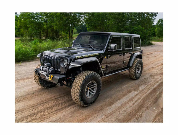 Rugged Ridge 2018 + Jeep Wrangler JL / 2020 + Gladiator JT XOR Stubby Front Bumper w/o Skid Plate