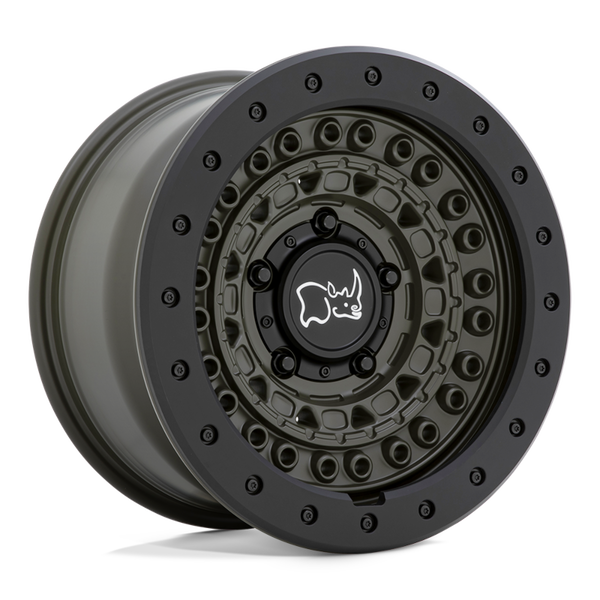 Black Rhino BARRICADE Olive Drab Green W/ Blk Rock 20x9 0 6x114.3mm 76.1mm