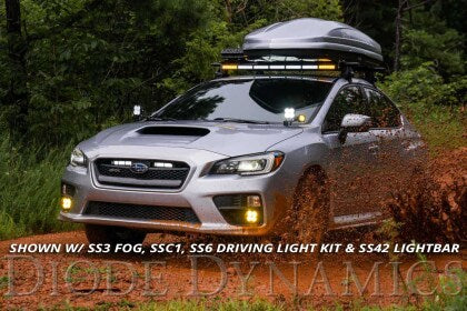 Diode Dynamics 2015 - 2021 Subaru WRX/STi Sport SS3 LED Ditch Light Kit - Yellow / White Combo