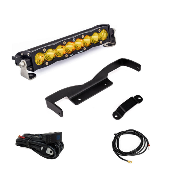 Baja Designs Can-Am Maverick R 2024 Amber 10in S8 Shock Tower Kit
