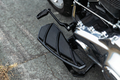 Kuryakyn Black Phantom Driver Floorboards - 5795 for 2018-2021 Harley-Davidson Softail Motorcycles