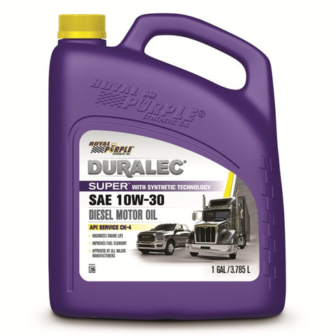 Royal Purple Duralec Super Diesel 10W-30 CK-4 Motor Oil - 1 Gallon ( 3 Pack )