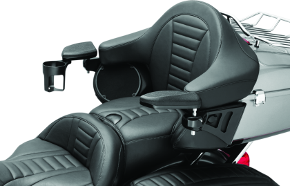 Kuryakyn Passenger Armrest 2014 + Harley Davidson Touring & Tri Glide Black