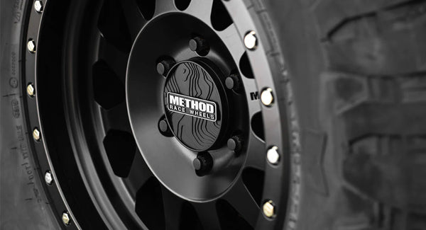 Method Center Cap TOPO - 108mm - Black - Push Thru