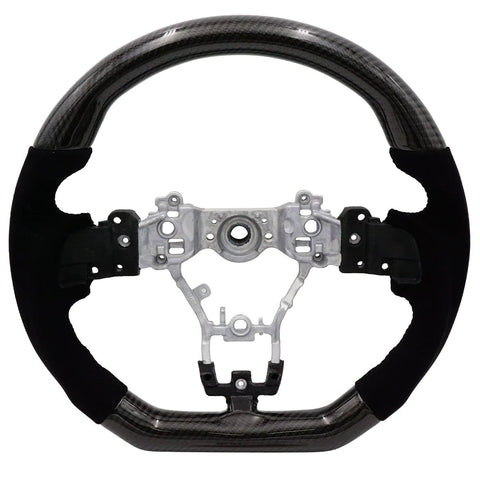 BLOX Racing 2008 - 2014 Subaru Leather Steering Wheel Black Stitching