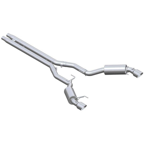 MBRP 2024 + Ford Mustang GT S650 Aluminized Steel 3in Cat-Back Dual Split Rear (Street)