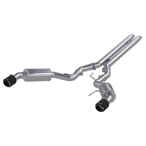 MBRP 2024 + Ford Mustang GT S650, 5.0L Cat-Back Dual Split Rear with Carbon Fiber Tips ( Race )