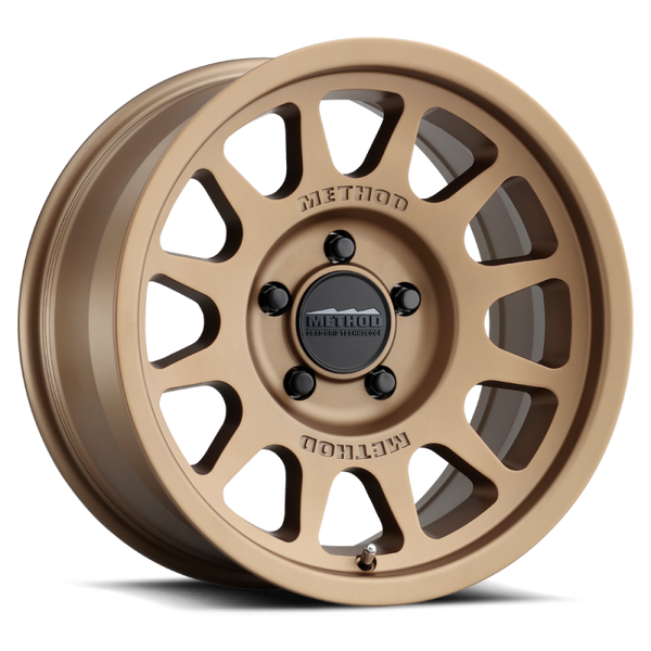 Method MR703 17x8.5 +25mm Offset 5x5 5x127 71.5mm CB Method Bronze Wheel