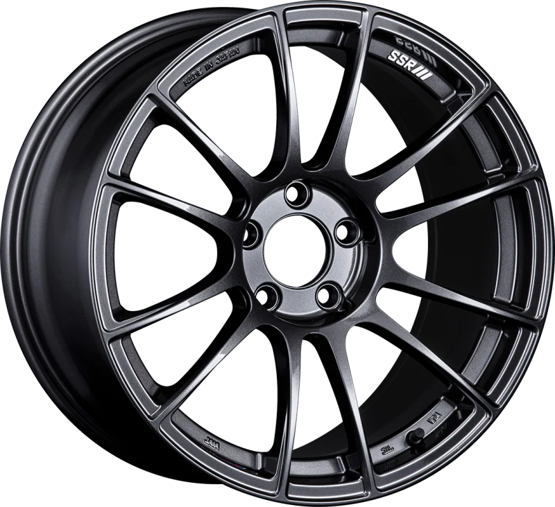 SSR GTX01 18x9 5x100 52mm Offset Dark Gunmetal Wheel