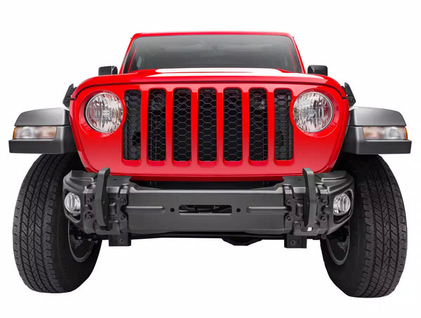 Rugged Ridge Arcus Front Bumper Set W/Tray & Hooks 2018 + Jeep Wrangler JL/JT