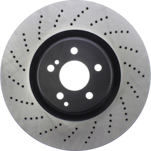 Centric 2008 - 2021 Mercedes C63 / 2012 - 2014 E550 Drilled Front OE Design Brake Rotor