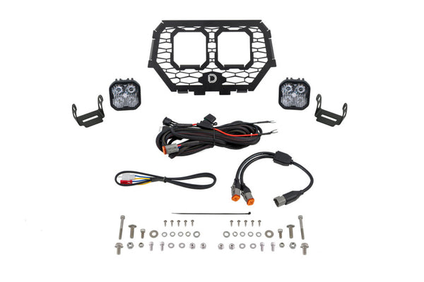 Diode Dynamics 2014 - 2018 Polaris RZR XP Stage Series LED Grille Kit - Sport White Combo
