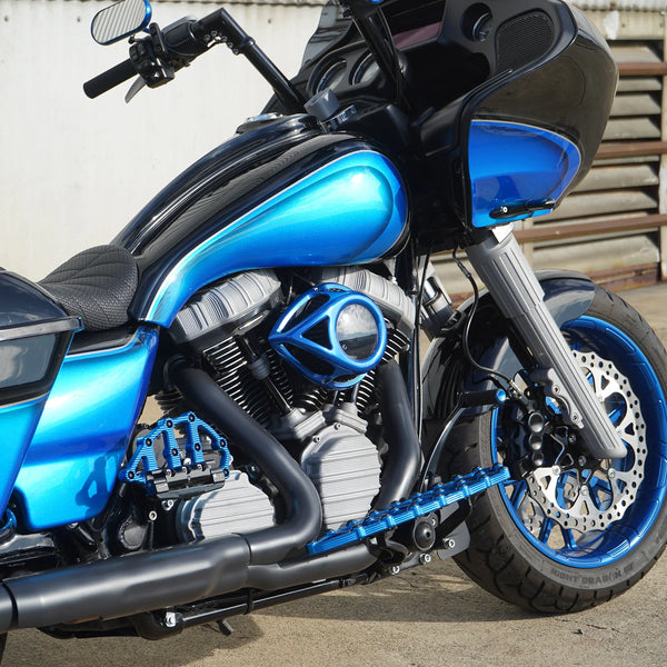 Arlen Ness Clear Tear Sucker Blue - Harley Davidson 1991 + XL Sportster