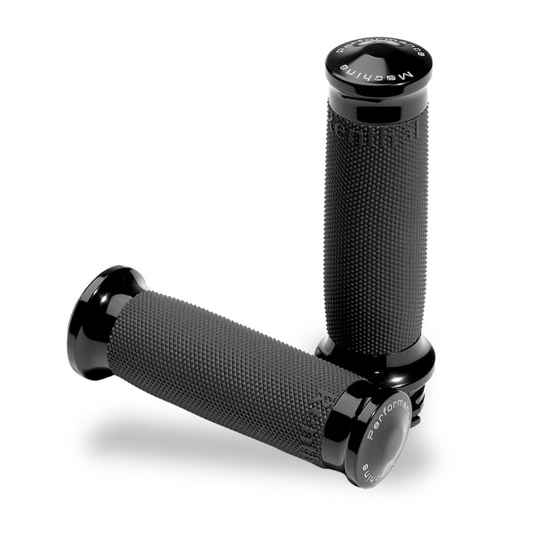 Performance Machine Harley Davidson Contour Renthal Wrapped Grips - Black