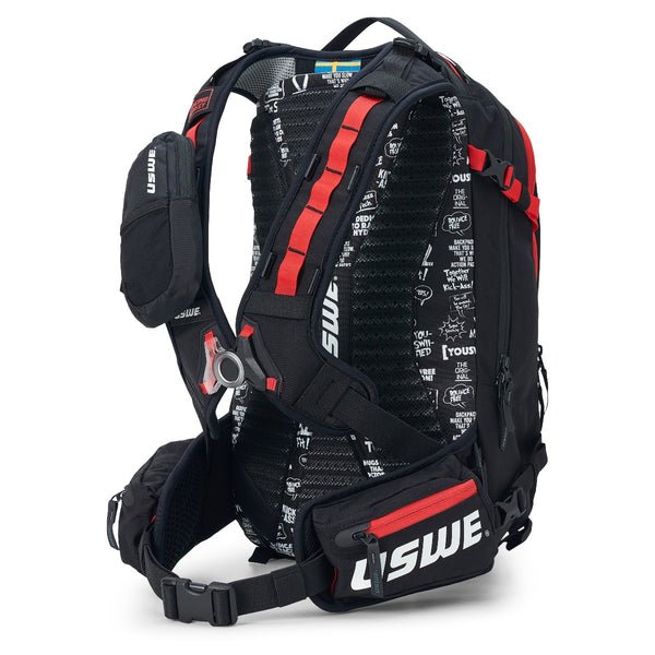 USWE Core Dirt Biking Daypack 25L - Black/USWE Red