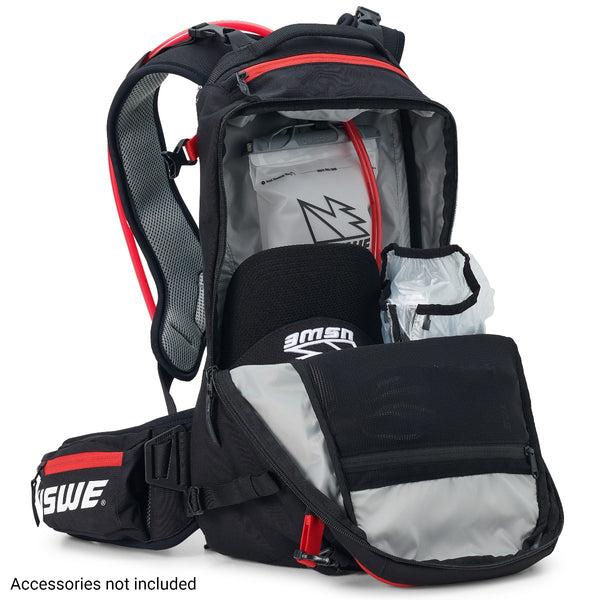 USWE Core Dirt Biking Daypack 25L - Black/USWE Red