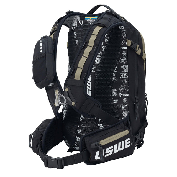 USWE Core Dirt Biking Daypack 25L - Black/Mudgreen