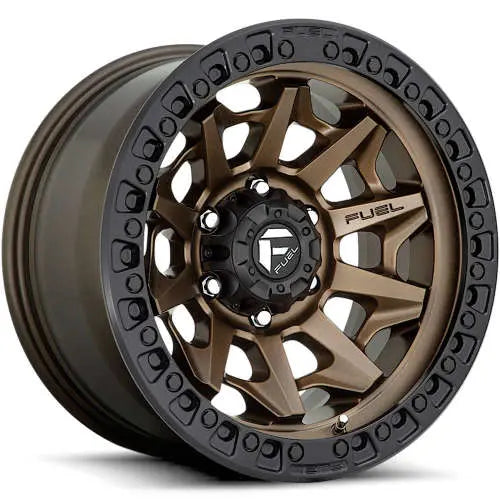 Fuel Covert D696 Bronze W/ Black Ring D696 17x9 -12 5x5 ( 5x127 )