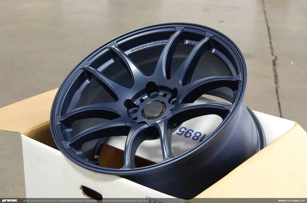 Work Emotion CR Kiwami 18x9.5 +38 5x114.3 Matte Blue
