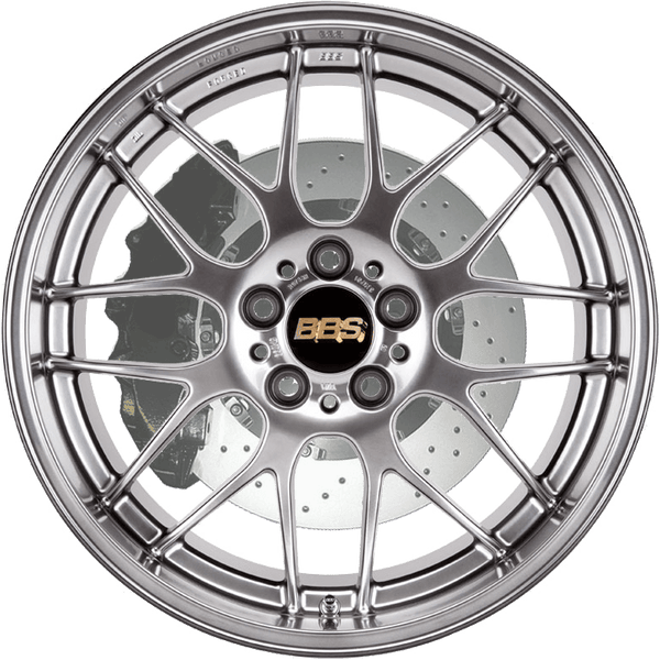 BBS RG-R 18x9.5 5x114.3 ET20 Diamond Silver Wheel