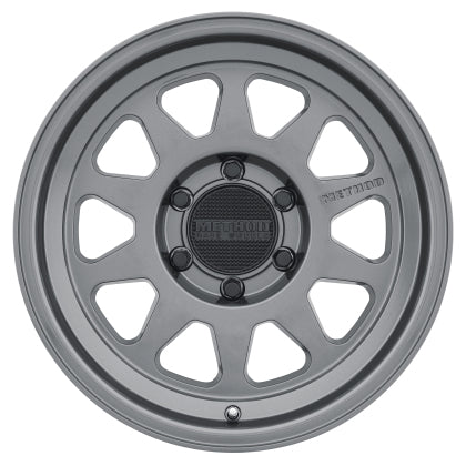 Method MR316 17x8.5 0mm Offset 6x5.5 6x139.7 106.25mm CB Gloss Titanium Wheel
