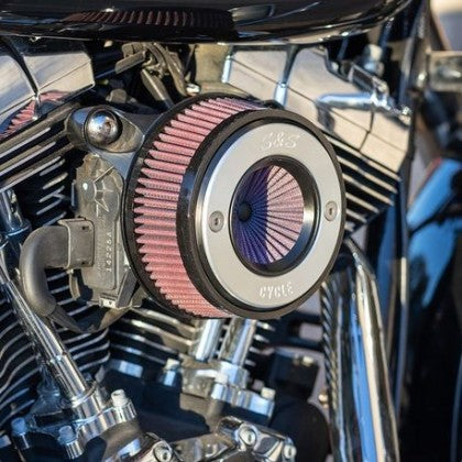 S&S Cycle Harley Davidson 2008 - 2016 Touring/ 2016- 2017 Softail Stealth Air Stinger Kit w/ S&S Ring