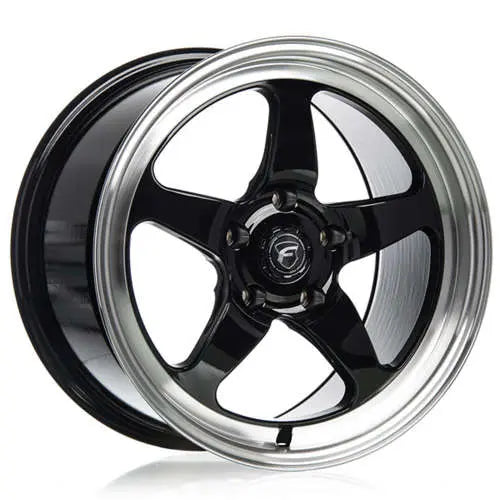 Forgestar D5 Drag 17x7.0 / 5x114.3 BP / ET06 / 4.25in BS Gloss Black Wheel
