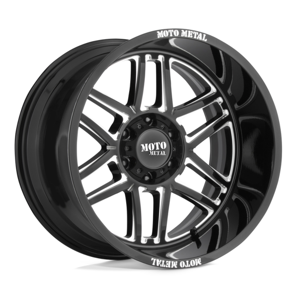 Moto Metal MO992 FOLSOM Gloss Black Milled 22x10 -18 5x139.7mm 78.1mm