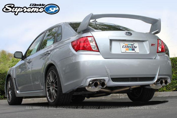 GReddy Supreme SP Cat Back Exhaust - 2011-2014 Subaru WRX/STI Sedan