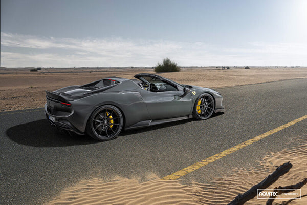 Vossen x Novitec NF10 22x11.5in - 5x114.3 BP - ET29 - Gloss Black Ferrari 296 Rear Wheel